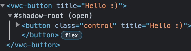 Vivid Web Component Title Reflection