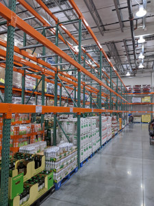 Empty Costco Shelves