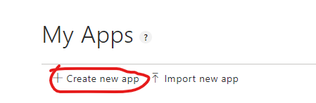 Creating the application