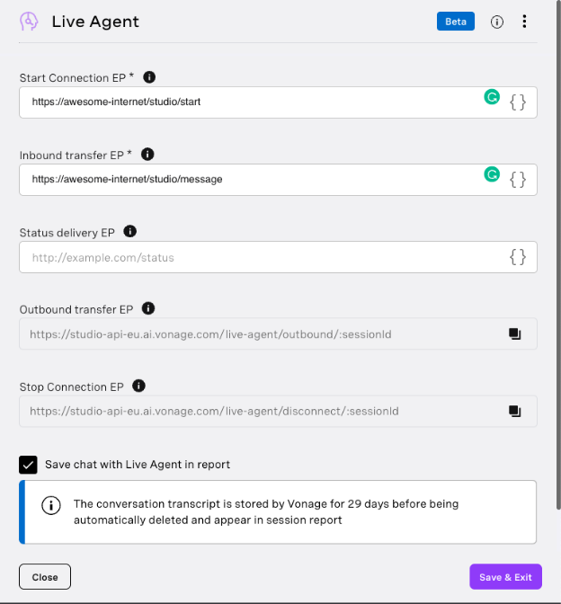 Live Agent