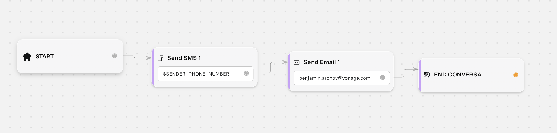 Simple SMS Agent in AI Studio