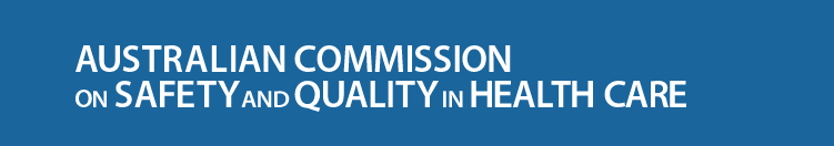 australian commission on safety and quality in health care Logo
