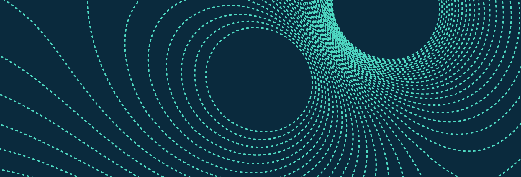 Abstract illustration of the electric field around two charged particles