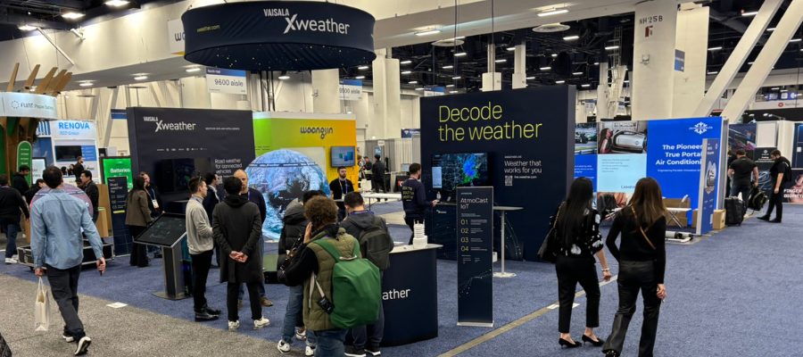 Vaisala Xweather Booth at CES 2025