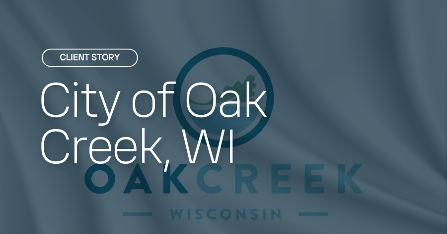 City of Oak Greek Client Story as Xweather Client