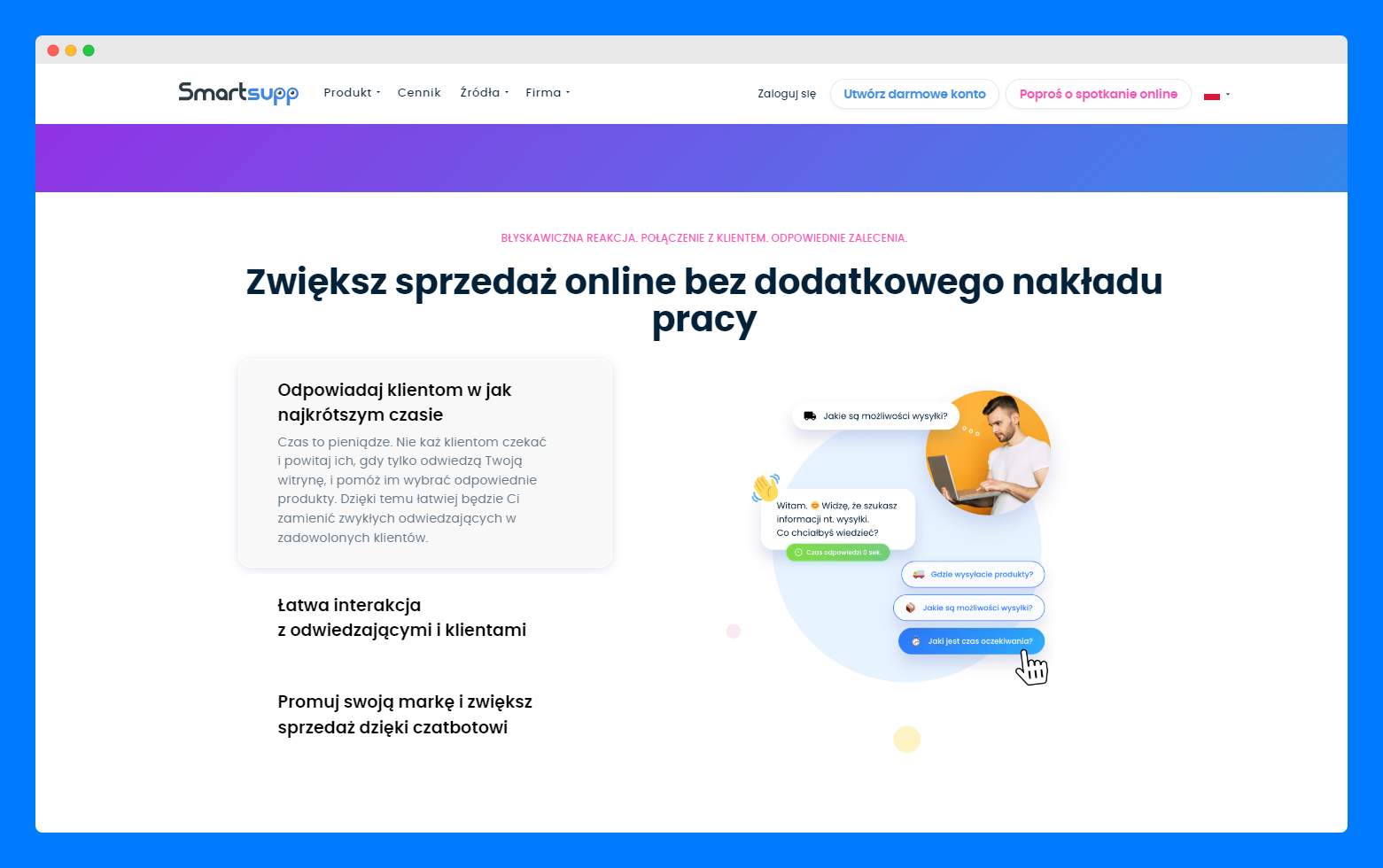 Smatsupp jako jedna z alternatyw dla Olark