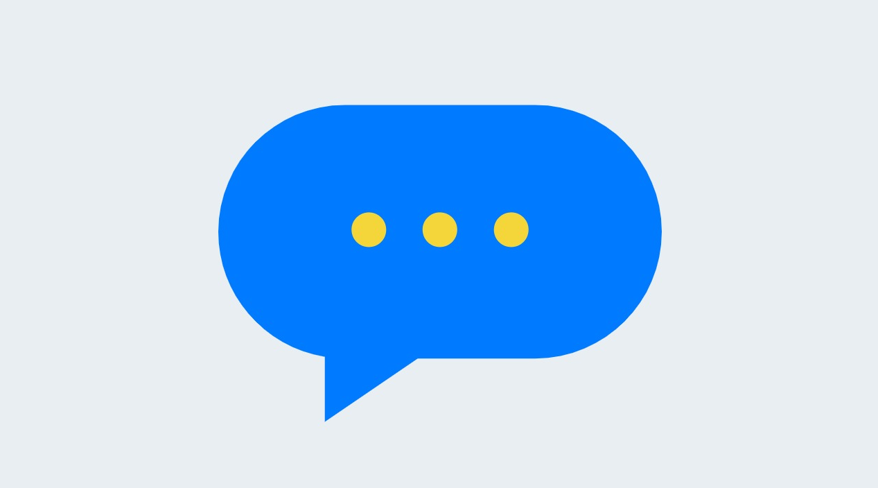 A message sent automatically
