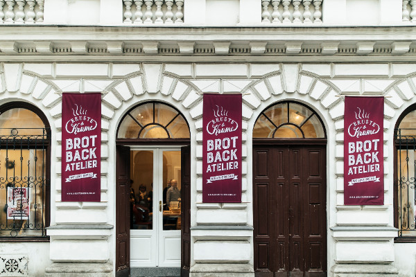 Wiens erstes Brotback-Atelier in der Heumühlgasse. © Lukas Lorenz