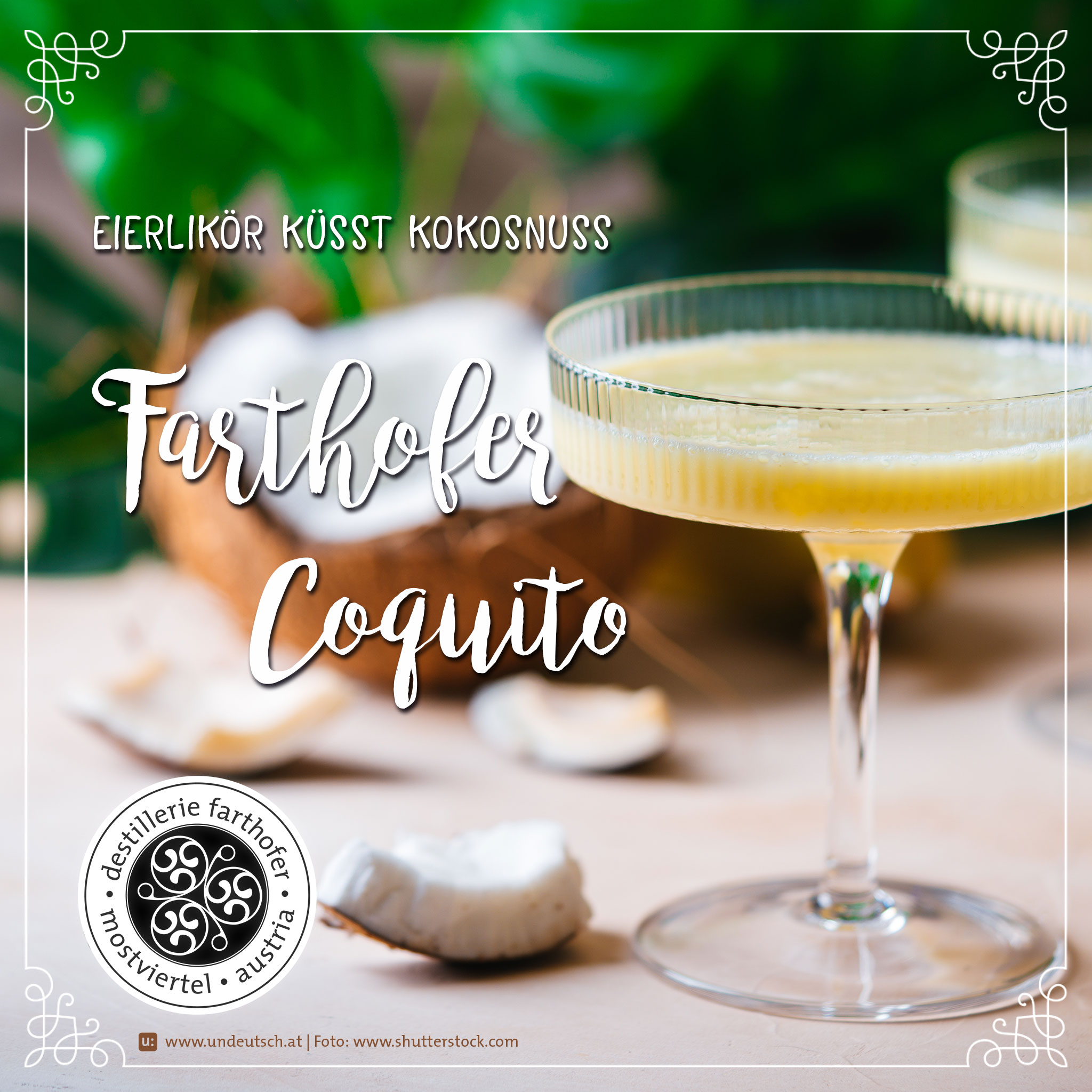 Cocktail Mostviertler Gruß (Destillerie Farthofer)