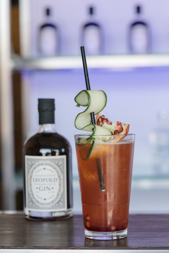 Foto Cocktail mit Leopold Sloe Gin von Bernhard Moser