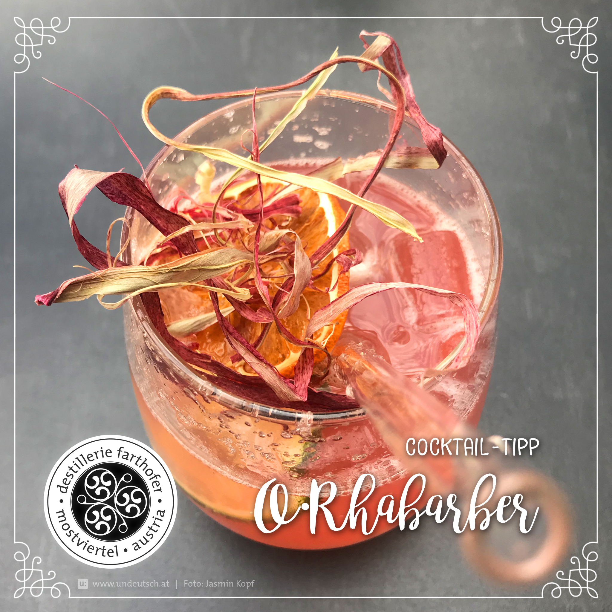 Cocktail Mostviertler Gruß (Destillerie Farthofer)