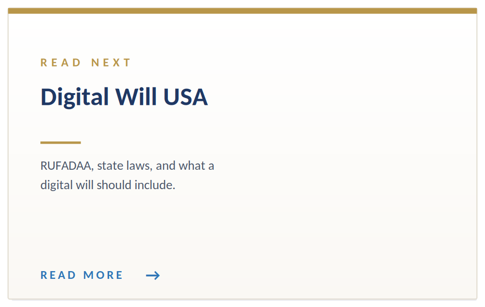 Digital Will USA