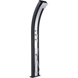 Душ сонячний Hybride Dada Curve алюмінієвий з мийкою для ніг, антрацит DS-D363NX, 40 л