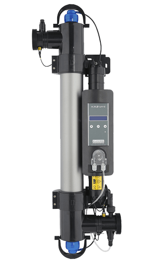 Ультрафіолетова установка Steriliser UV-C HRP-55-EU + DLife indicator + дозуючий насос (16 м3/год, 55 Вт)