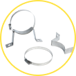 Зручна підлогова або настінна установка — Кронштейн у комплекті