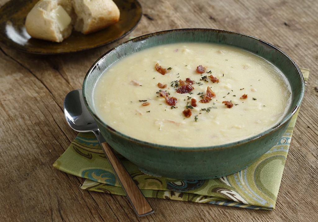 Baby Reds® with Roasted Garlic and Parmesan Creamy Soup – Featured Image