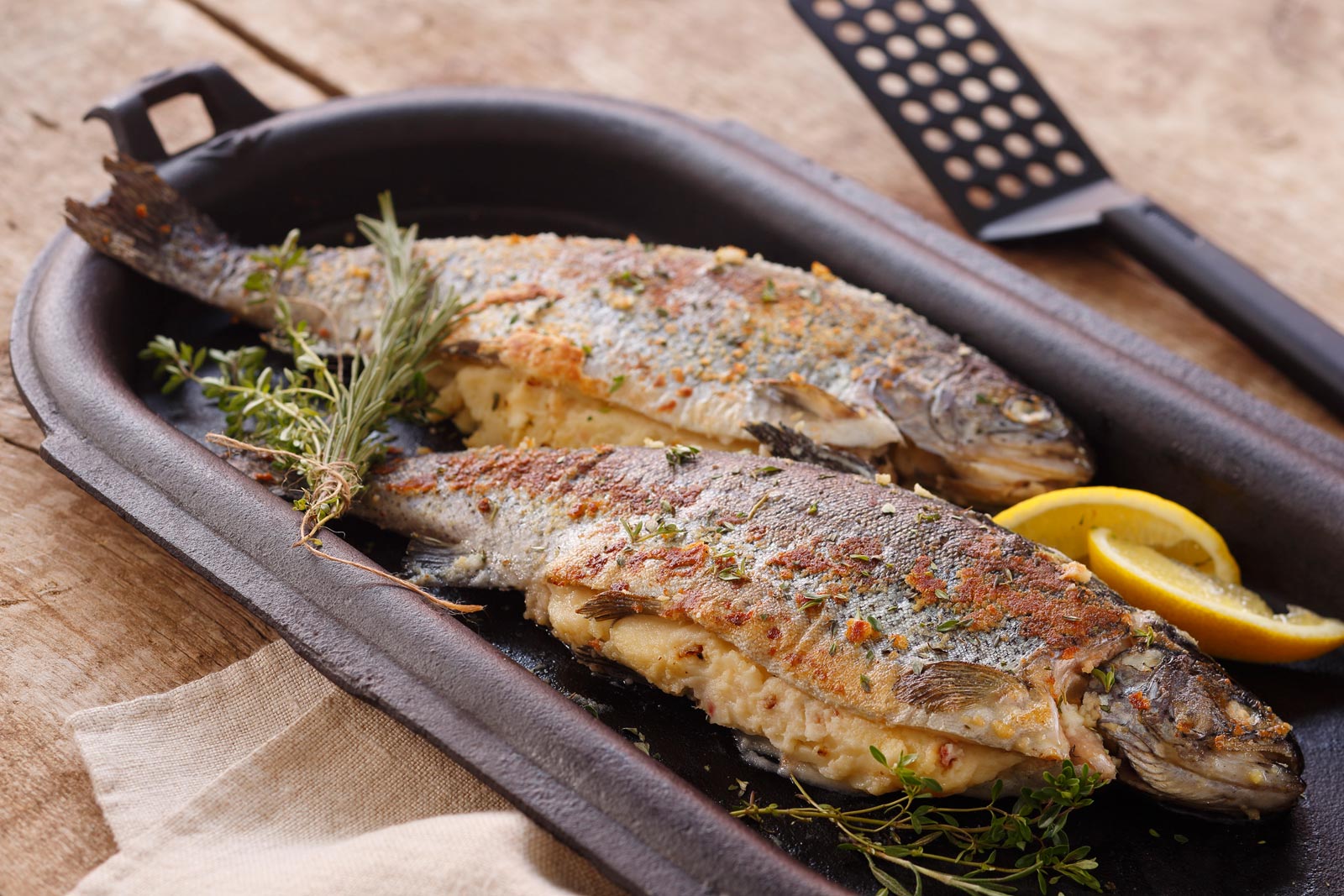 Applewood Smoked Bacon Mashed Stuffed Trout – Featured Image