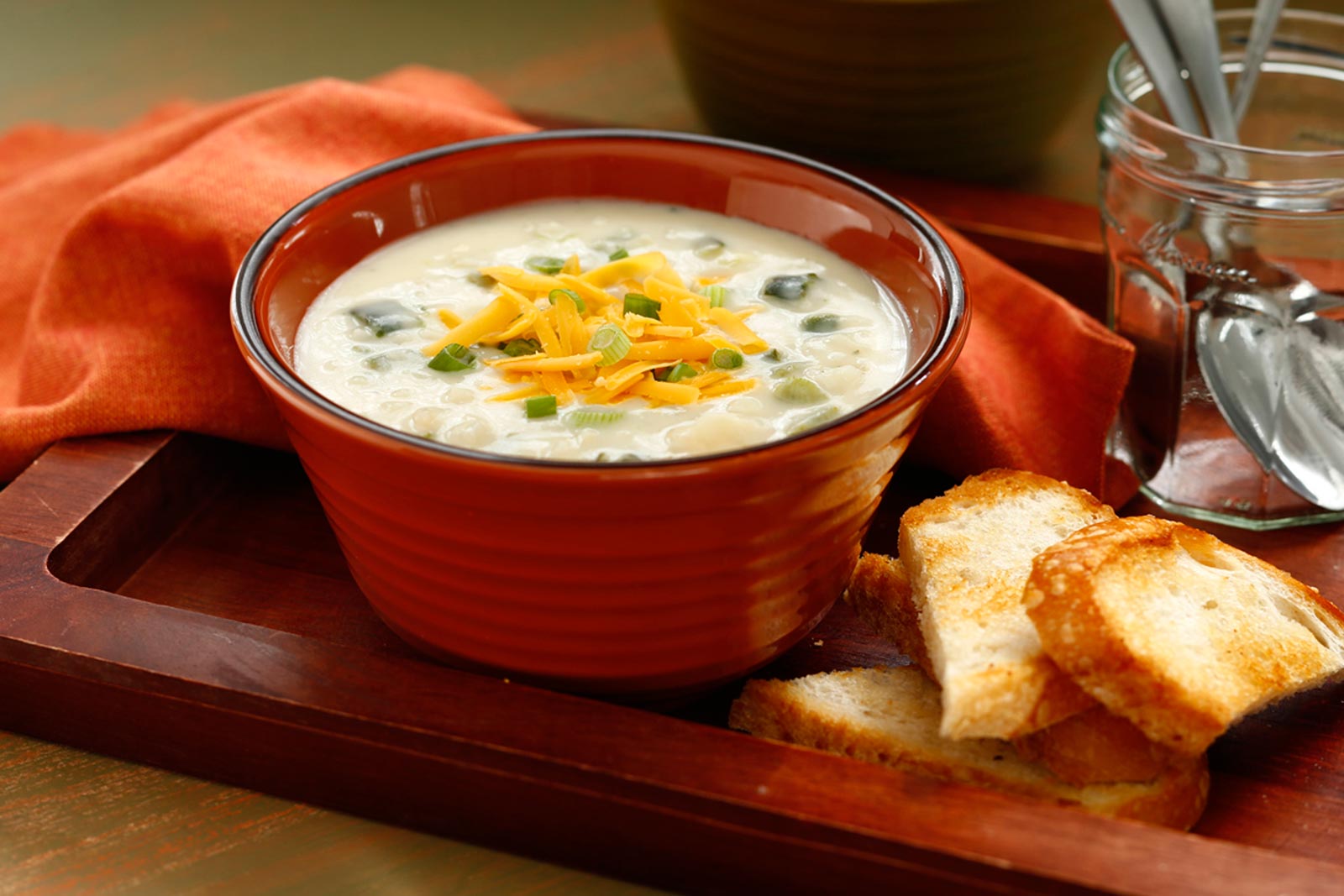 Creamy Poblano Potato Soup – Featured Image