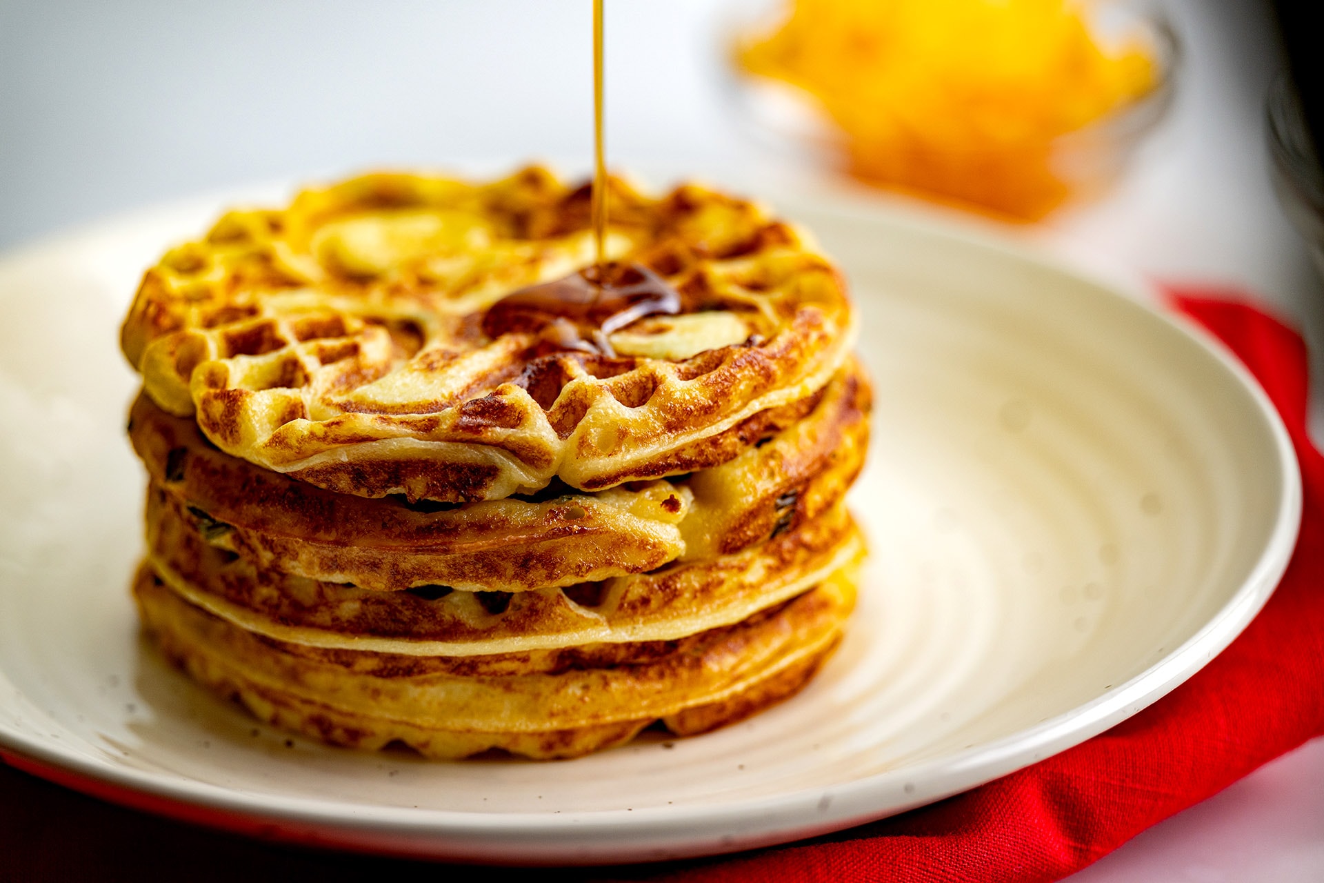 Mashed Potato Waffles
