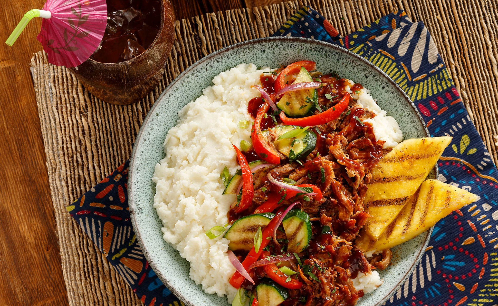 Hawaiian Pulled Pork Mashed Bowl – Featured Image