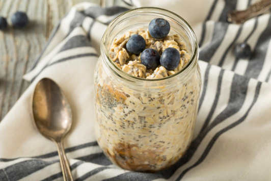 Blueberry Protein Overnight Oats: Easy Make-Ahead Breakfast