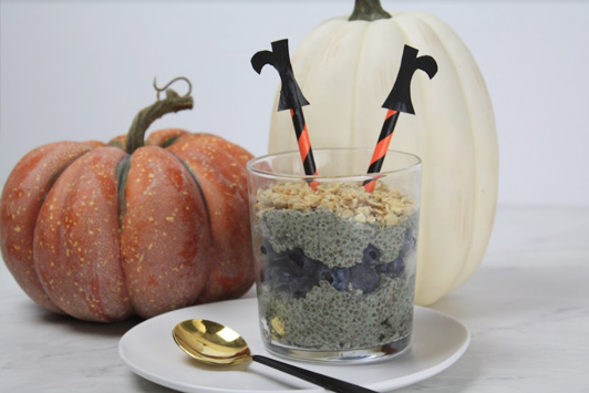 Bewitching Halloween Chia Pudding Recipe