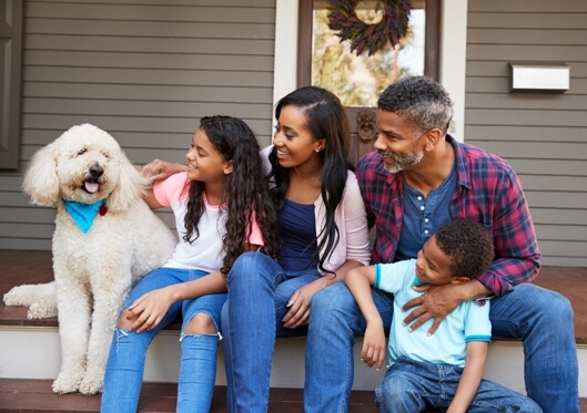Family Prepped for Pet Fire Safety At Home