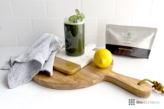 Life's Abundance Greens Blend Lemonade