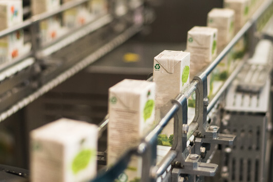 Unhealthy Drinks For Kids On Production Line
