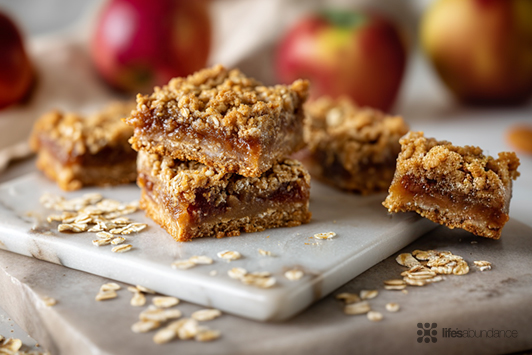 Soft-Baked Apple Oat Protein Bars: Nutritious Homemade Energy Bars
