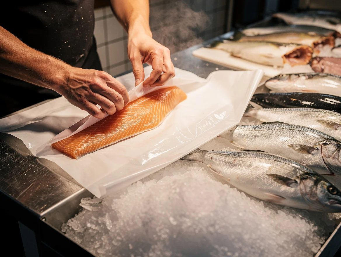 Fish wrap paper for fishmongers and butchers