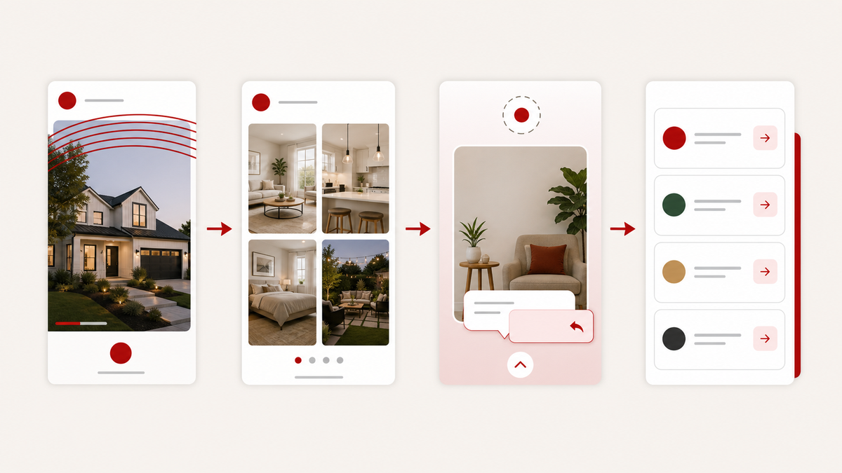 Instagram lead content path from visual hook to reply follow-up