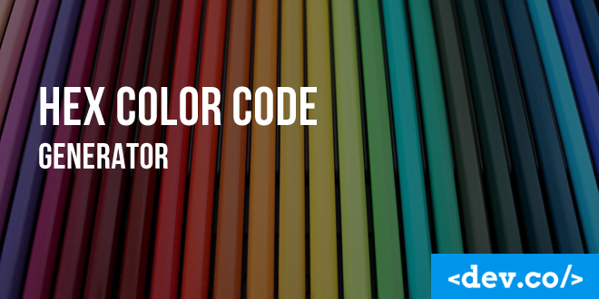 Hex Color Code Generator | DEV.co