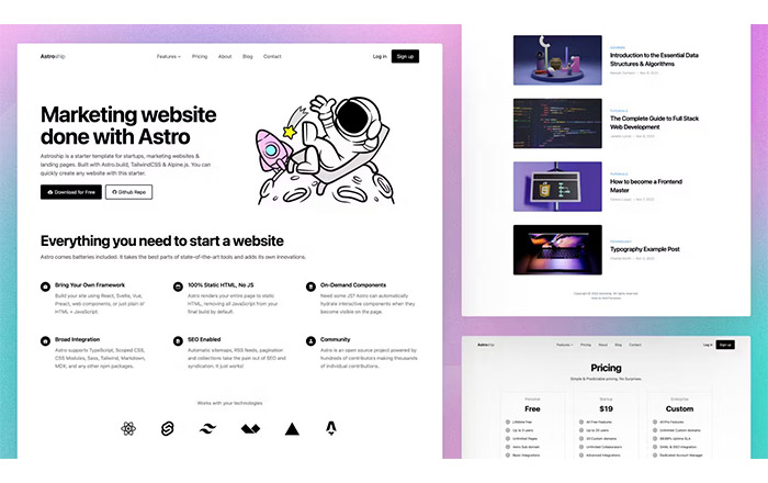 Leveraging Astro's Built-in Features