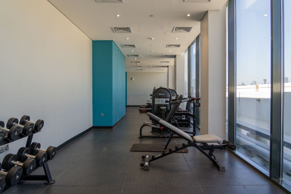 modern gym interior dubai