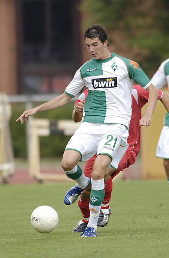 null Norman Theuerkauf im Trikot von Werder Bremen