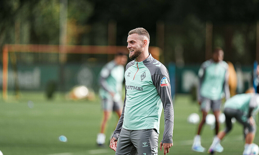 Marvin Ducksch auf dem Platz. 