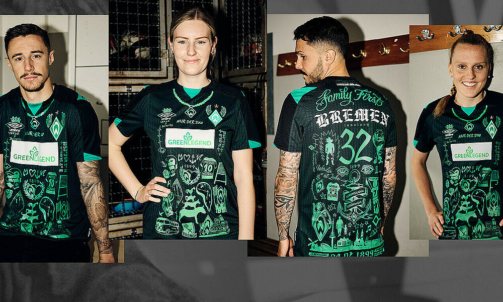 null Collage mit dem Trikot How deep is your love