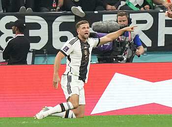 Niclas Füllkrug im Trikot der deutschen Nationalmannschaft