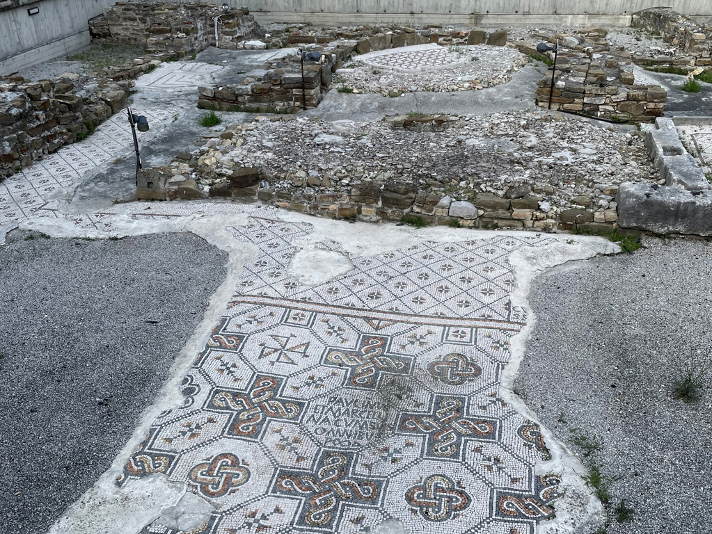 Mosaic in the center of Grado
