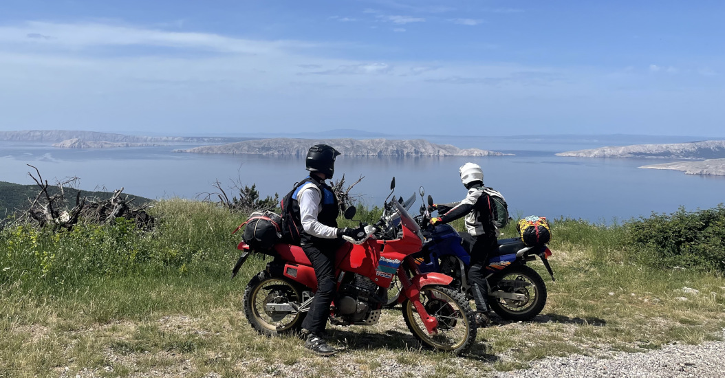 Weekend in Croatia on a maxi enduro