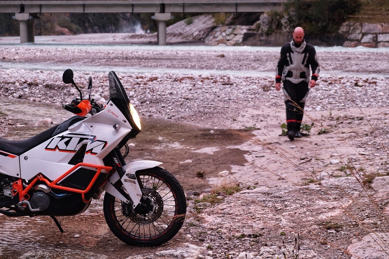 The last moments of light before sunset, perfect to enjoy as you walk alongside a bubbling stream. 