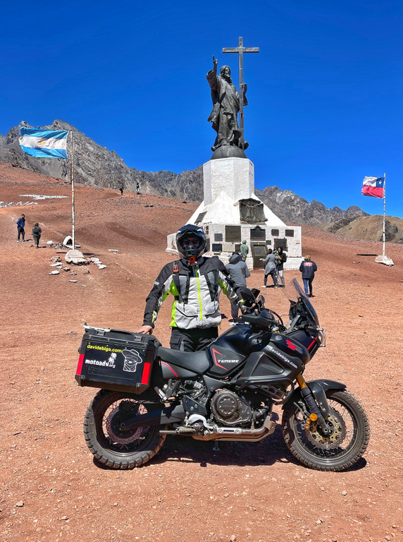 Christ the Redeemer of the Andes, on the border between Argentina and Chile