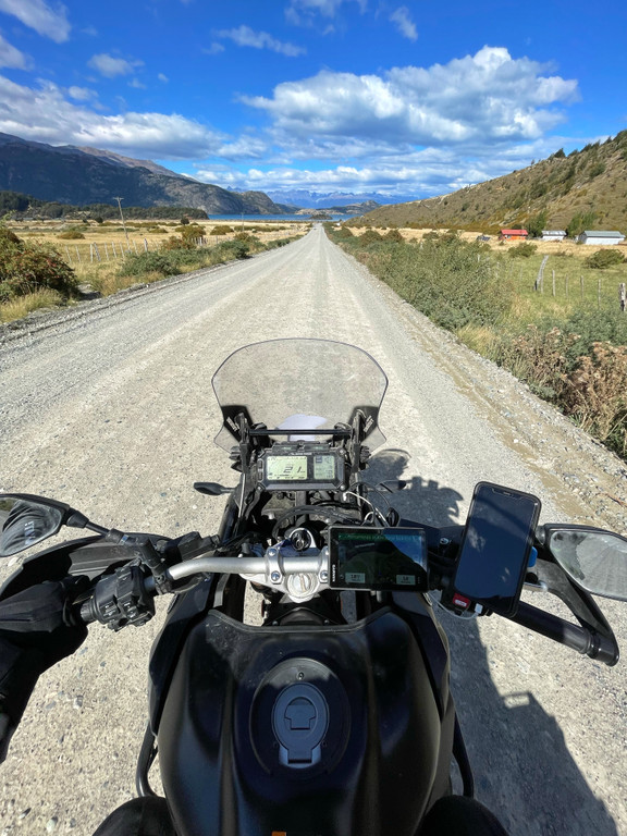 Arriving by General Carrera Lake 