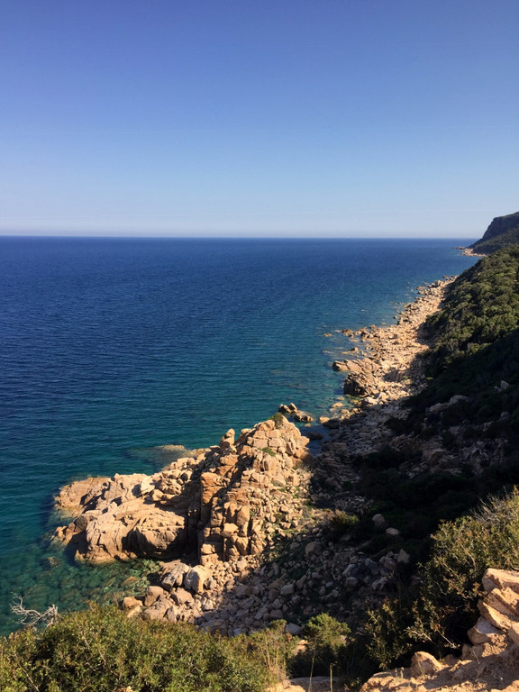 A beautiful trail over the cliffs