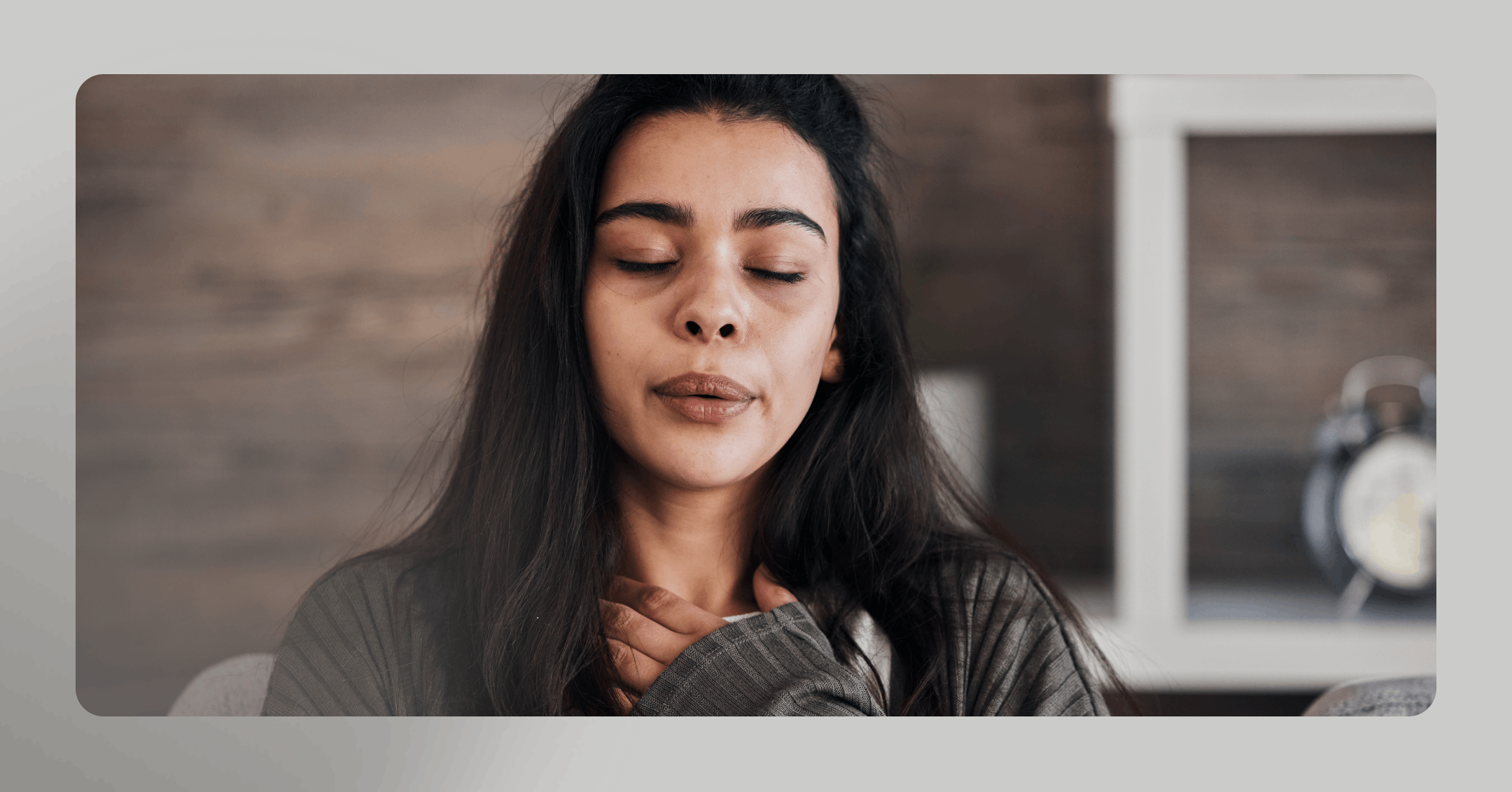 woman finding ways to self-soothe to manage her angry tears