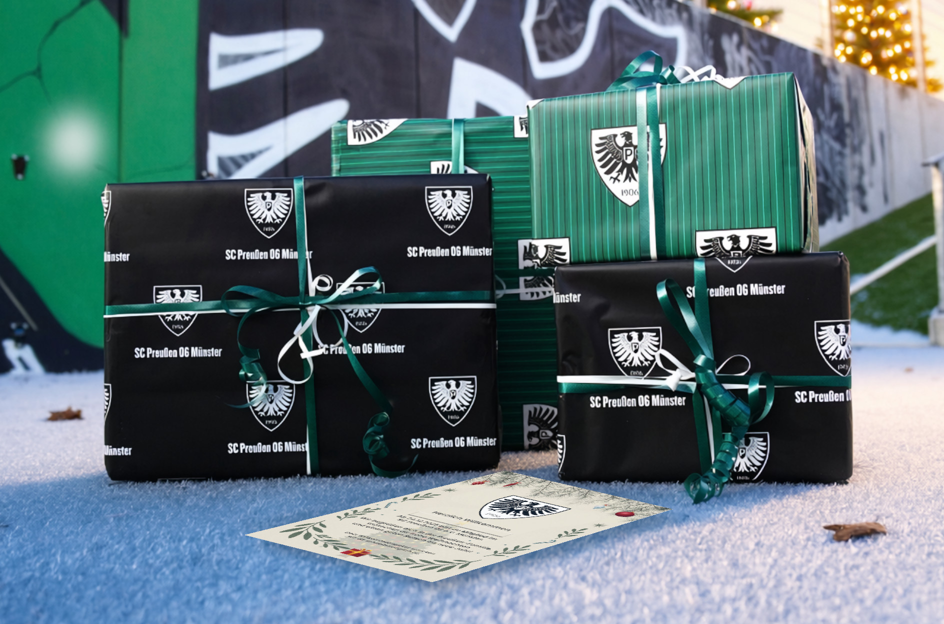 Schwarz-Weiß-Grün unter dem Weihnachtsbaum! – Verschenke eine Mitgliedschaft