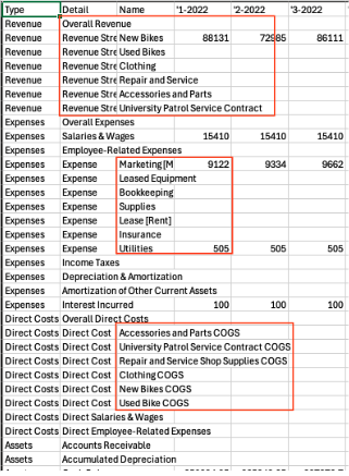 Image: CSV Template Example