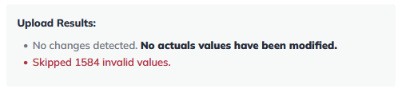 Image: CSV Upload error