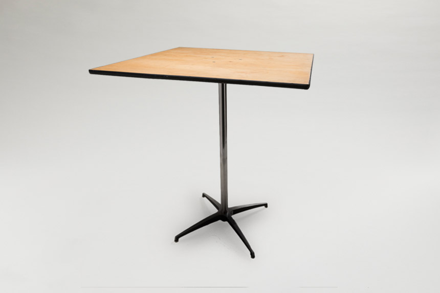 Square Highboy Table Rentals Well Dressed Tables